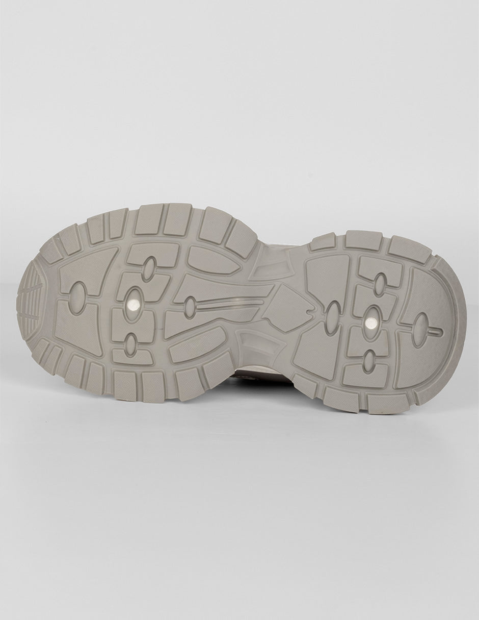 Tenis tipo deportivo  Highline en Textil – Plata