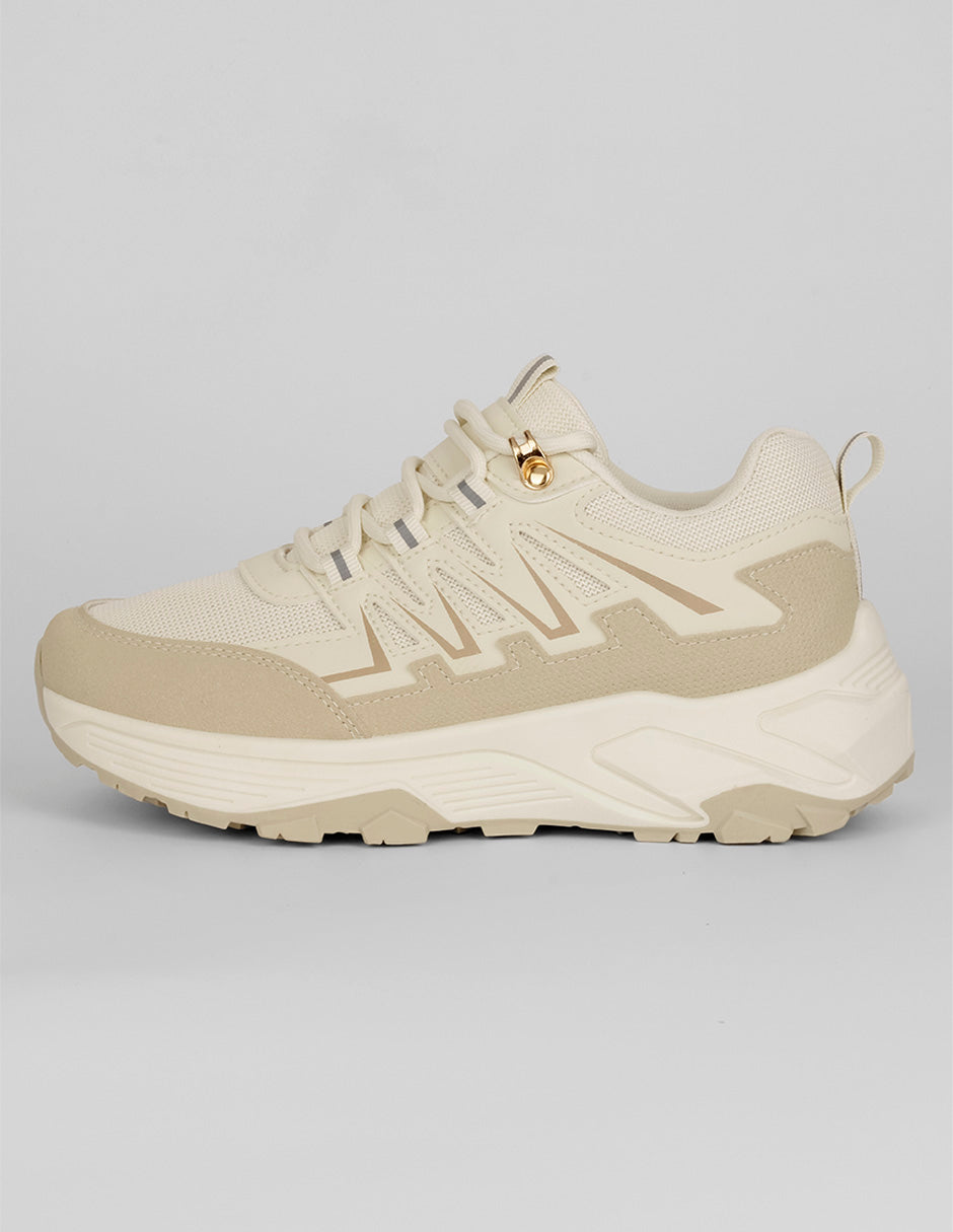 Tenis tipo deportivo Exterior Textil Color Late Para Mujer De RBCOLLECTION