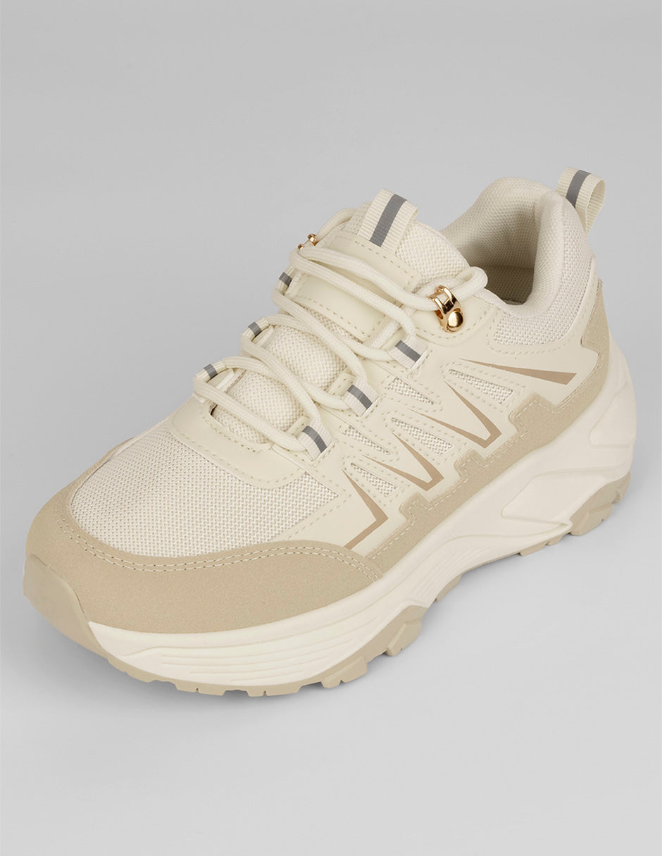 Tenis tipo deportivo  Highline en Textil – Latte