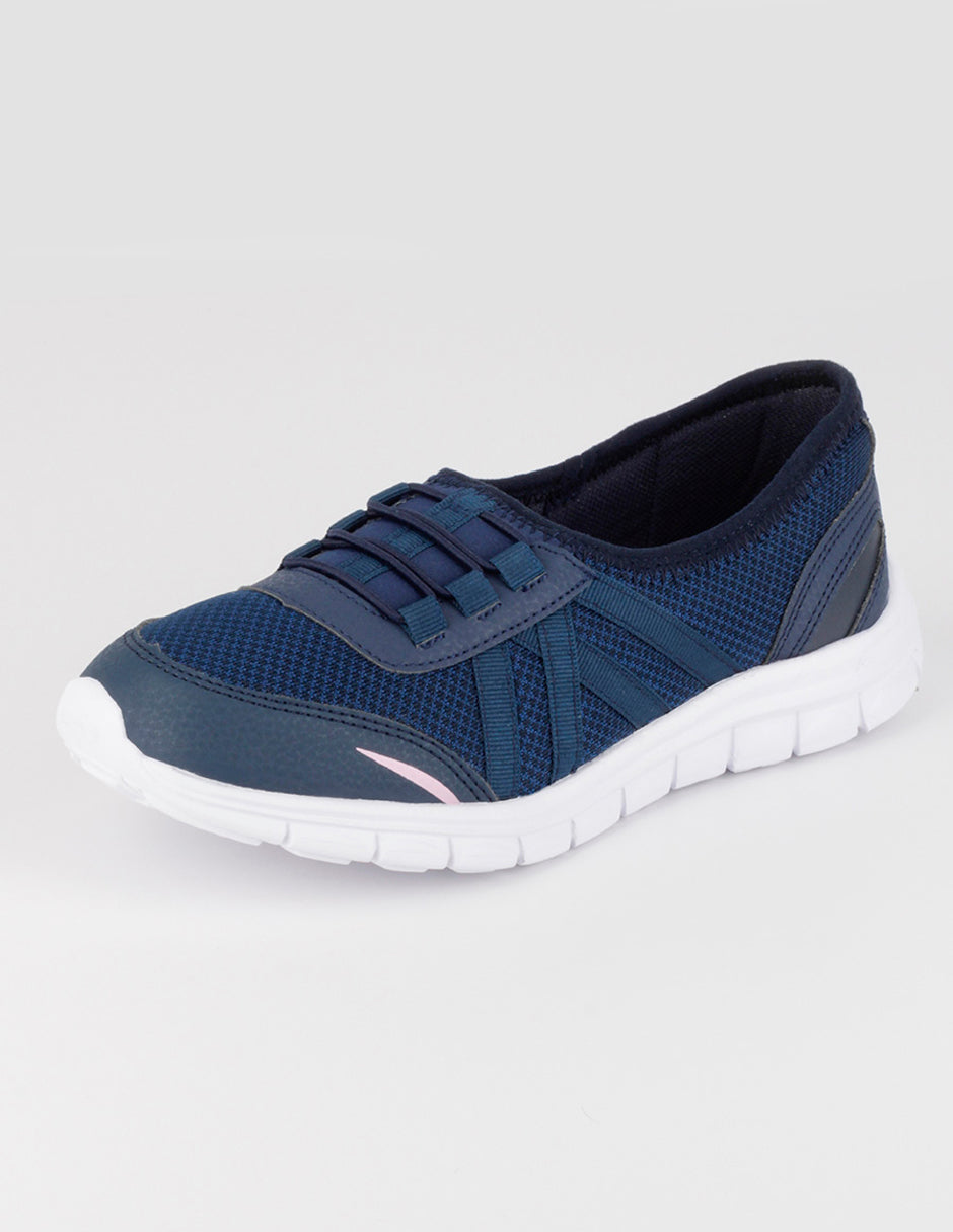 Tenis sin cordones  Highline en Textil – Azul
