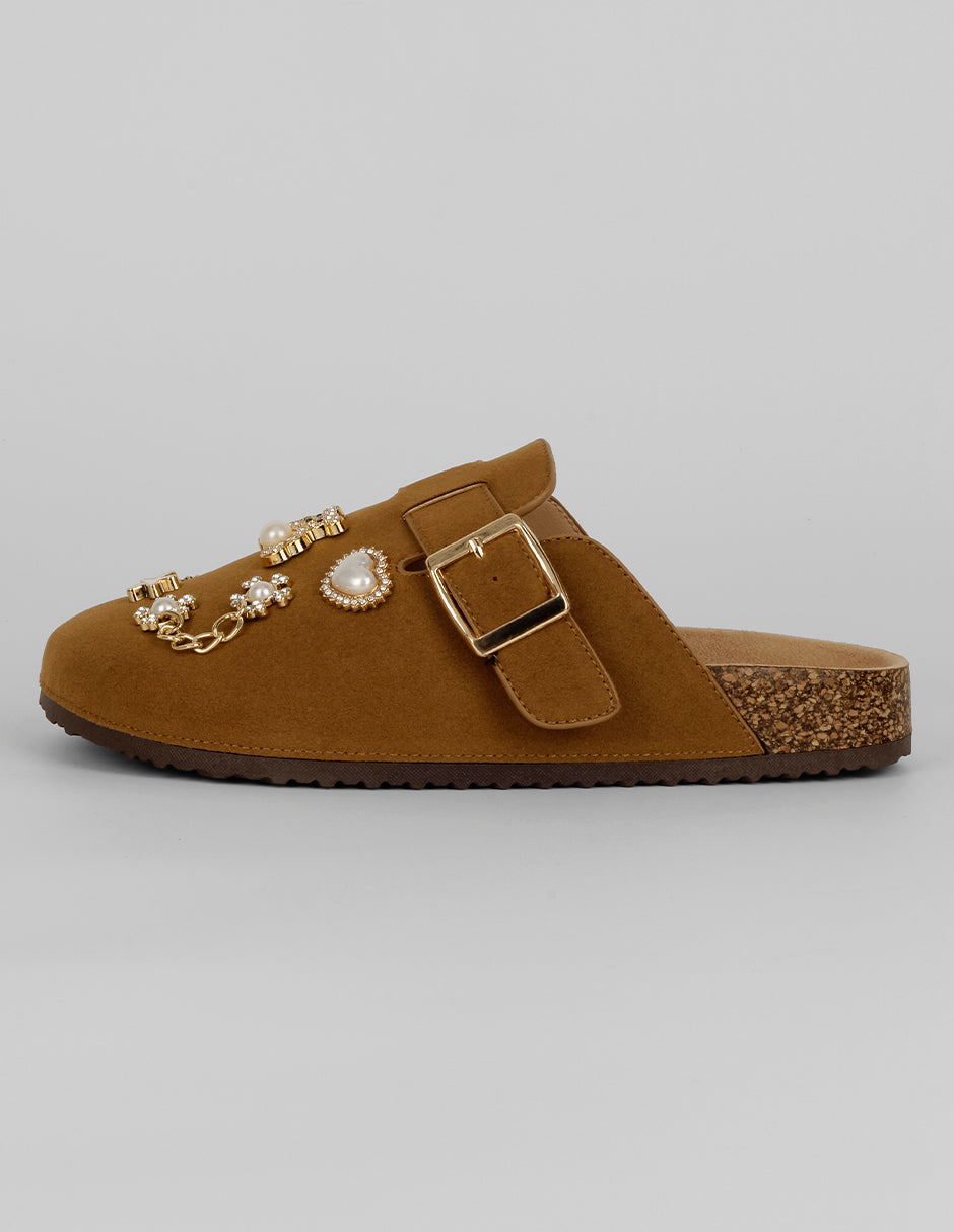 Alpargatas Exterior Textil Color Café Para Mujer De RBCOLLECTION