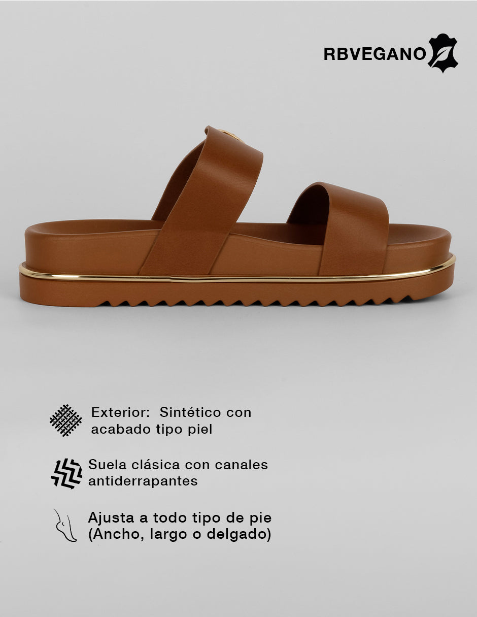 Sandalias de piso Birt en Sintético – Café
