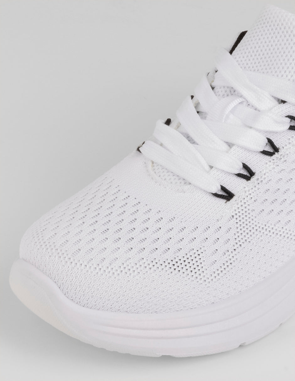 Tenis para entrenamiento  Pequeños productores en Textil – Blanco