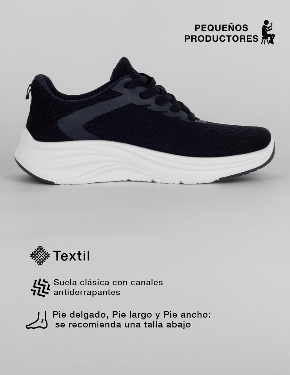 Tenis para entrenamiento Sport en Textil – Azul