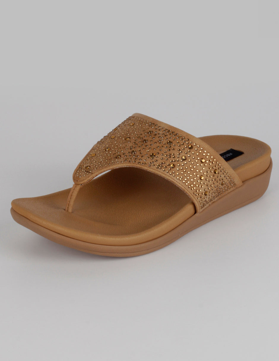 Sandalias de piso Steps en Sintético – Café