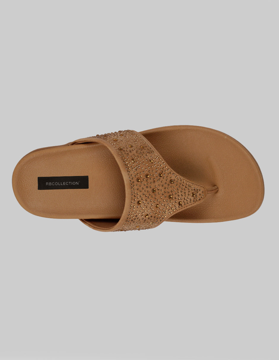 Sandalias de piso Steps en Sintético – Café