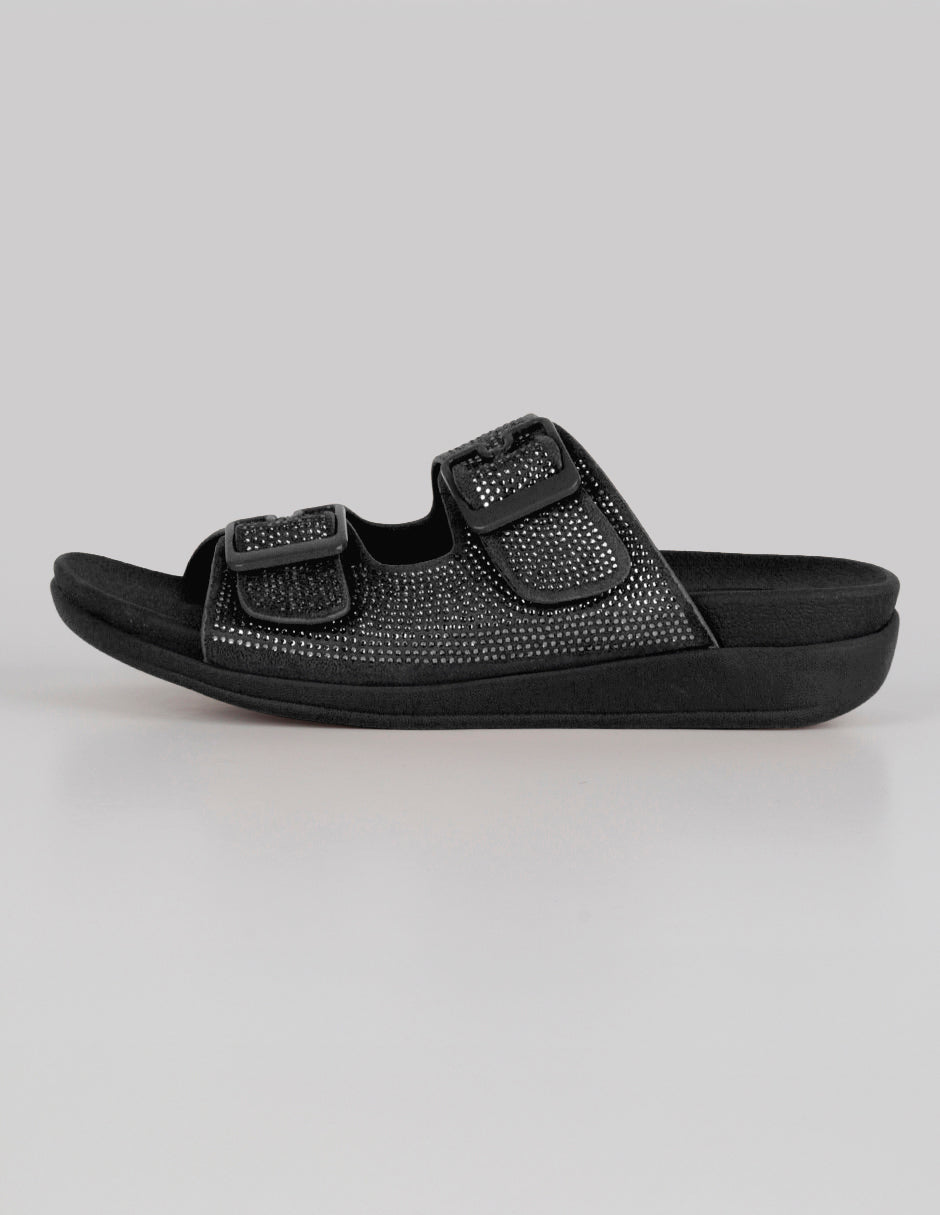 Sandalias de piso Steps en Sintético – Negro