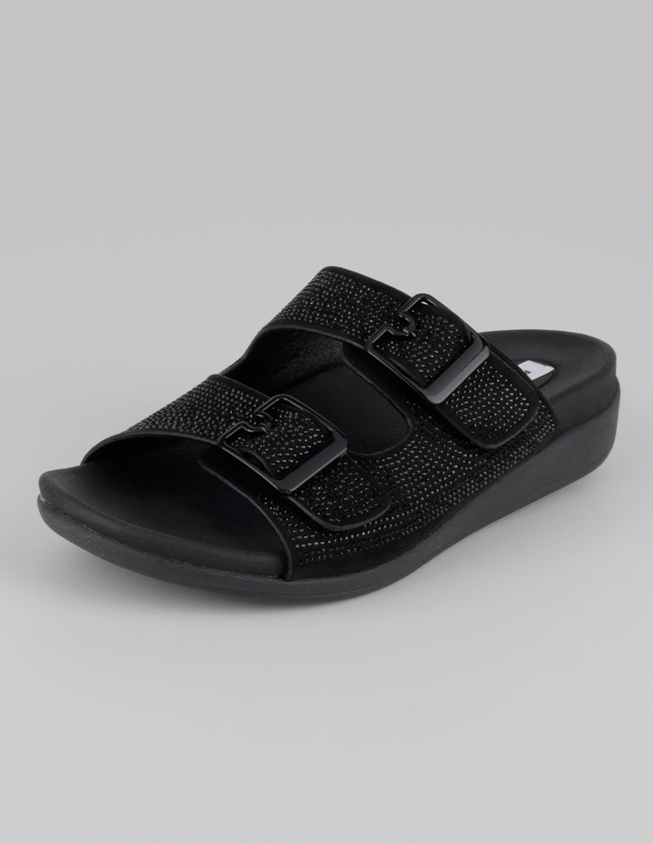 Sandalias de piso Steps en Sintético – Negro