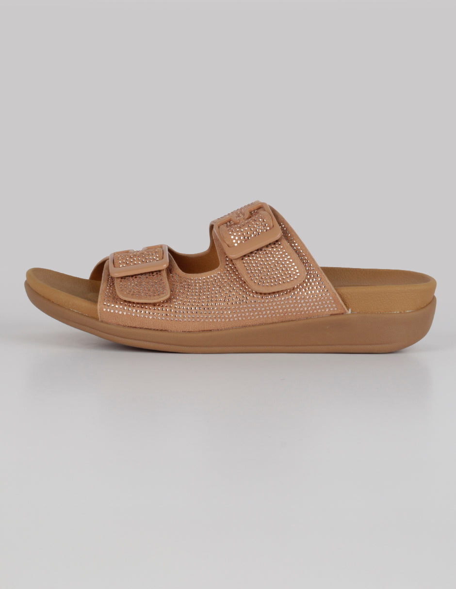 Sandalias de piso Steps en Sintético – Rosa