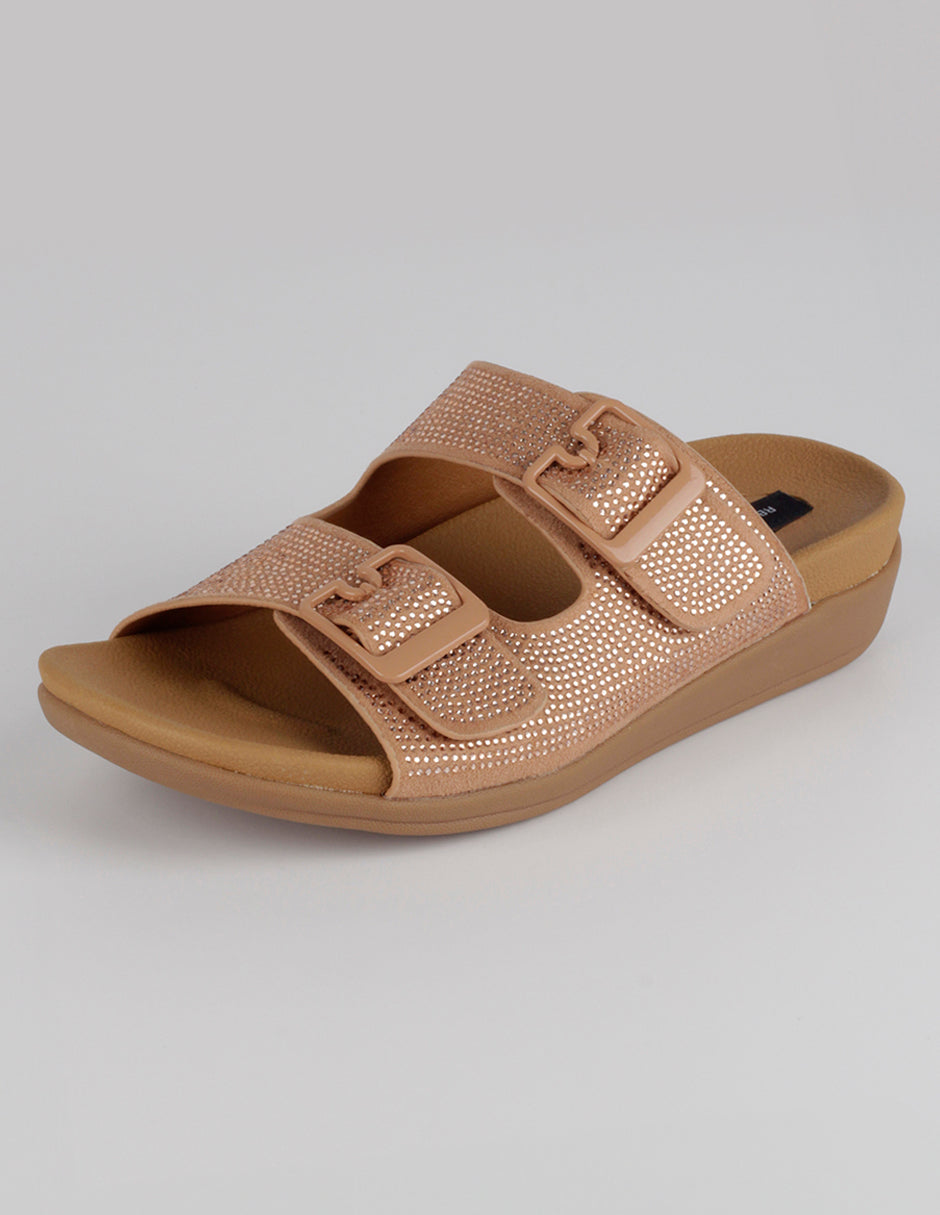 Sandalias de piso Steps en Sintético – Rosa