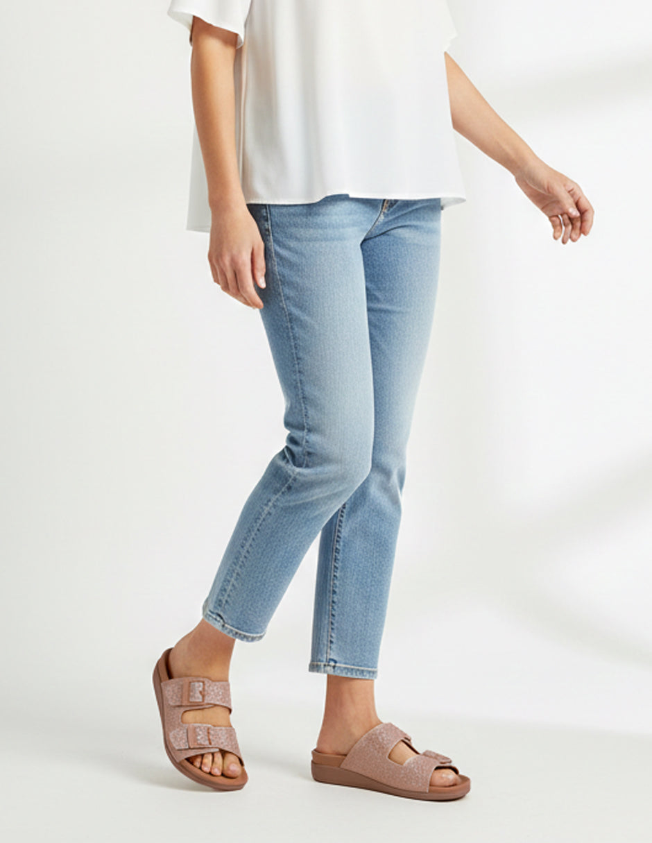 Sandalias de piso Steps en Sintético – Rosa