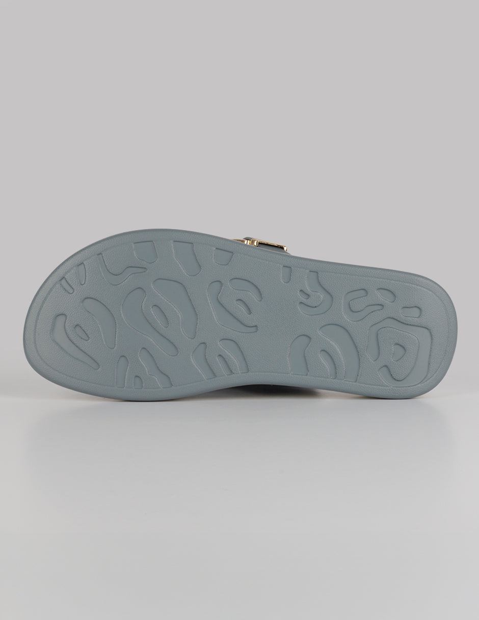 Sandalias de piso Steps en Piel vegana – Azul