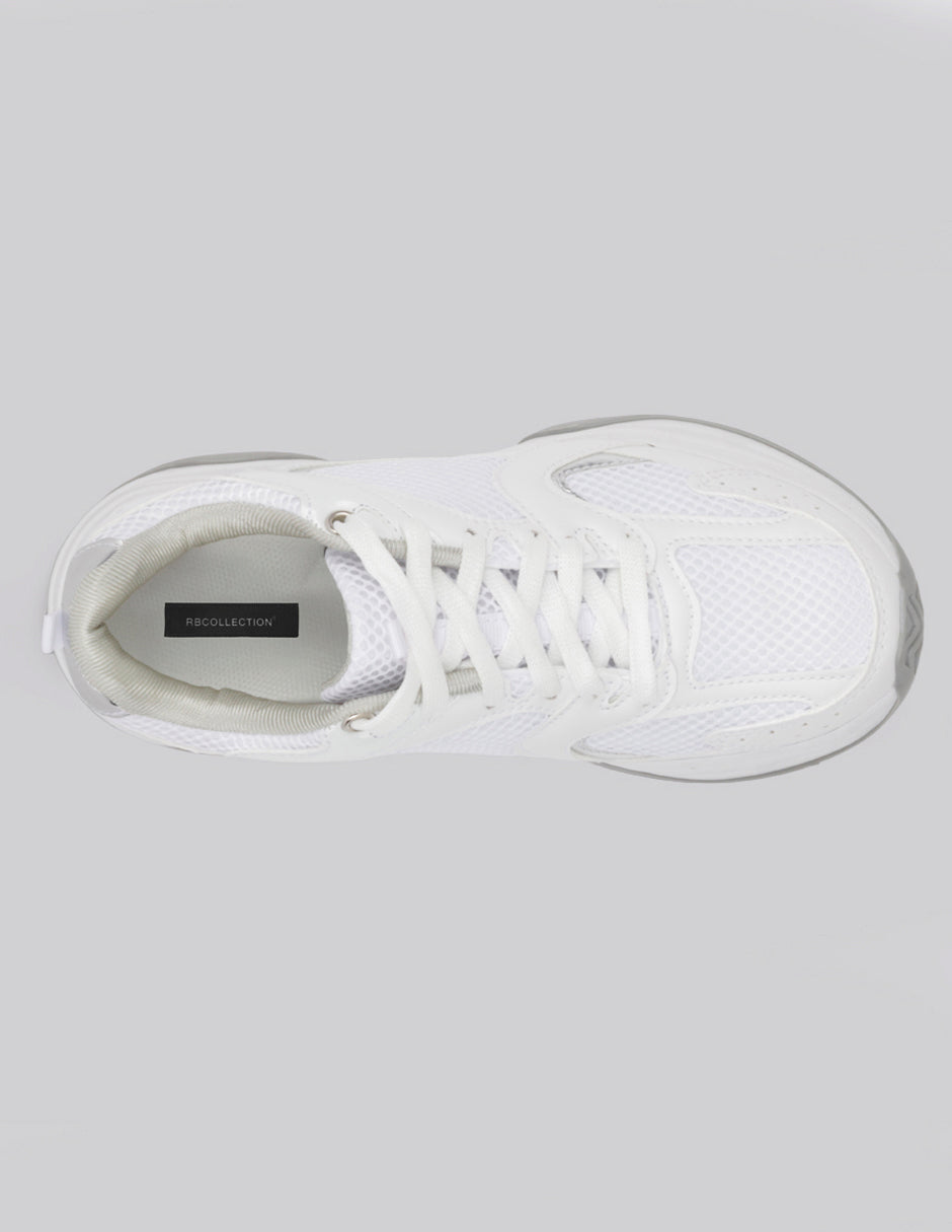 Tenis tipo deportivo  Highline en Textil – Blanco