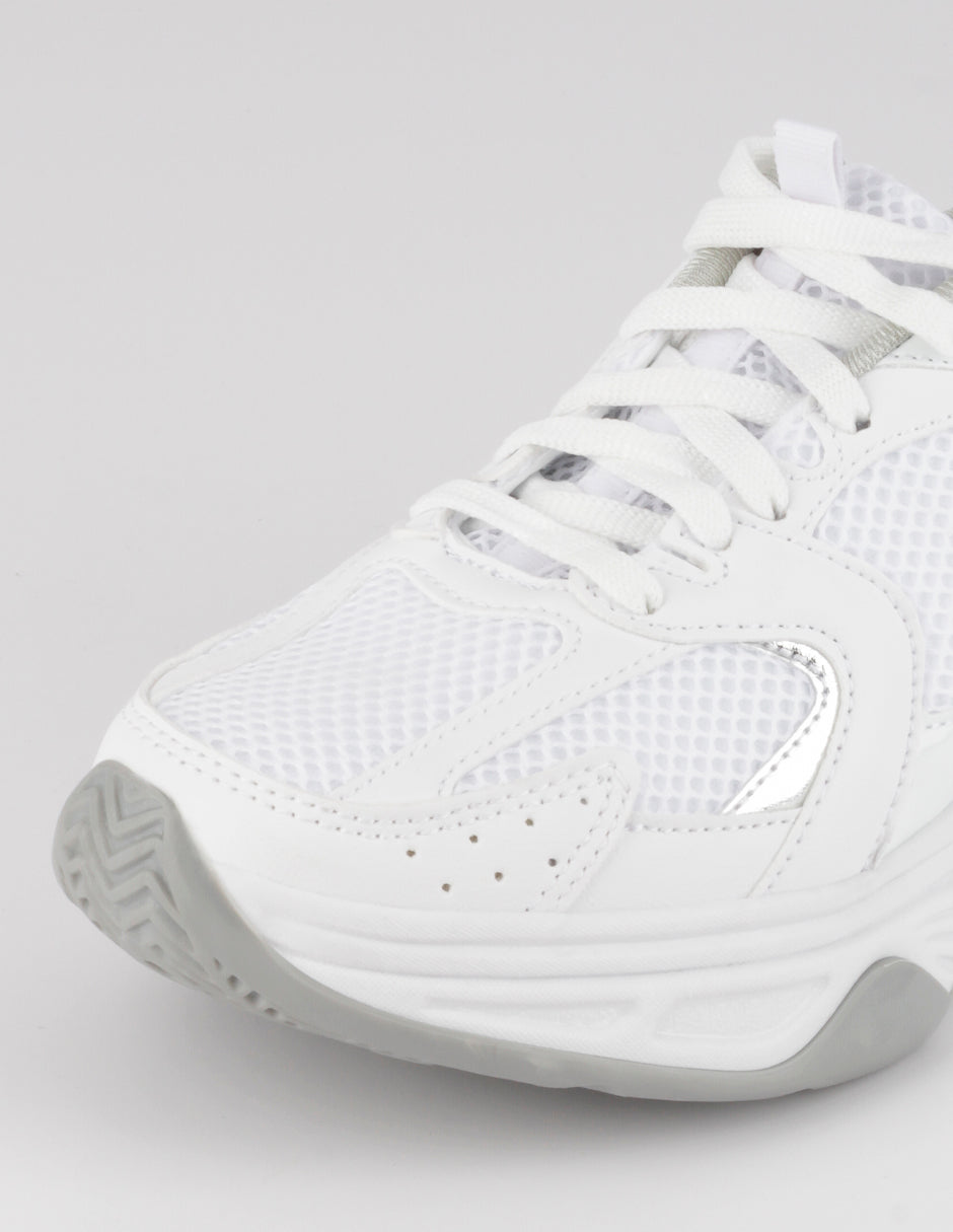 Tenis tipo deportivo  Highline en Textil – Blanco