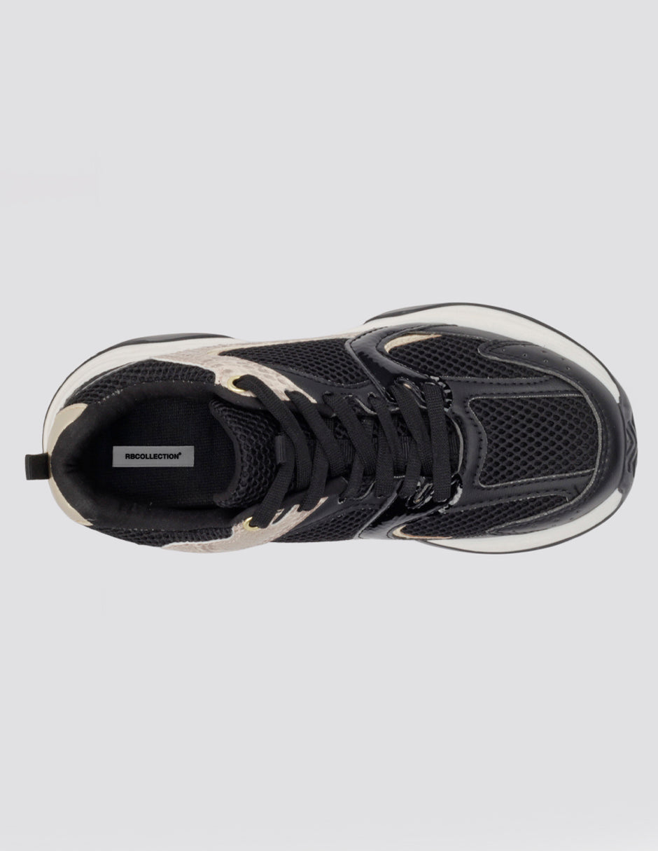 Tenis tipo deportivo  Highline en Textil – Negro