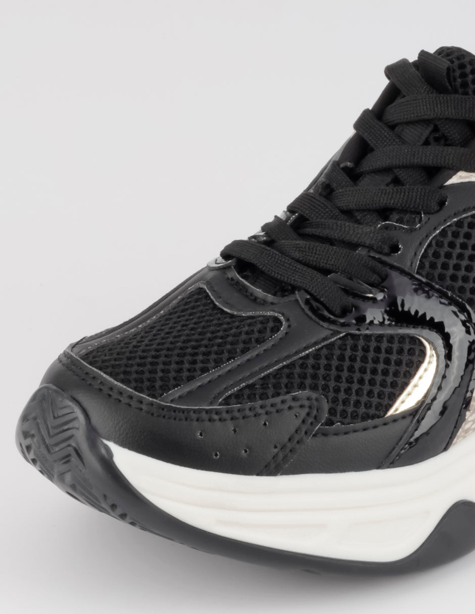 Tenis tipo deportivo  Highline en Textil – Negro