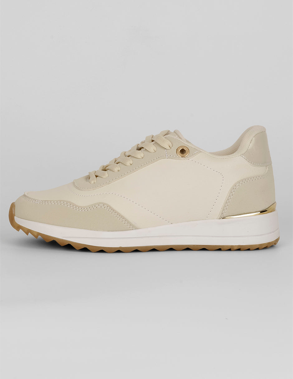 Tenis tipo deportivo Exterior Piel vegana Color Late Para Mujer De RBCOLLECTION