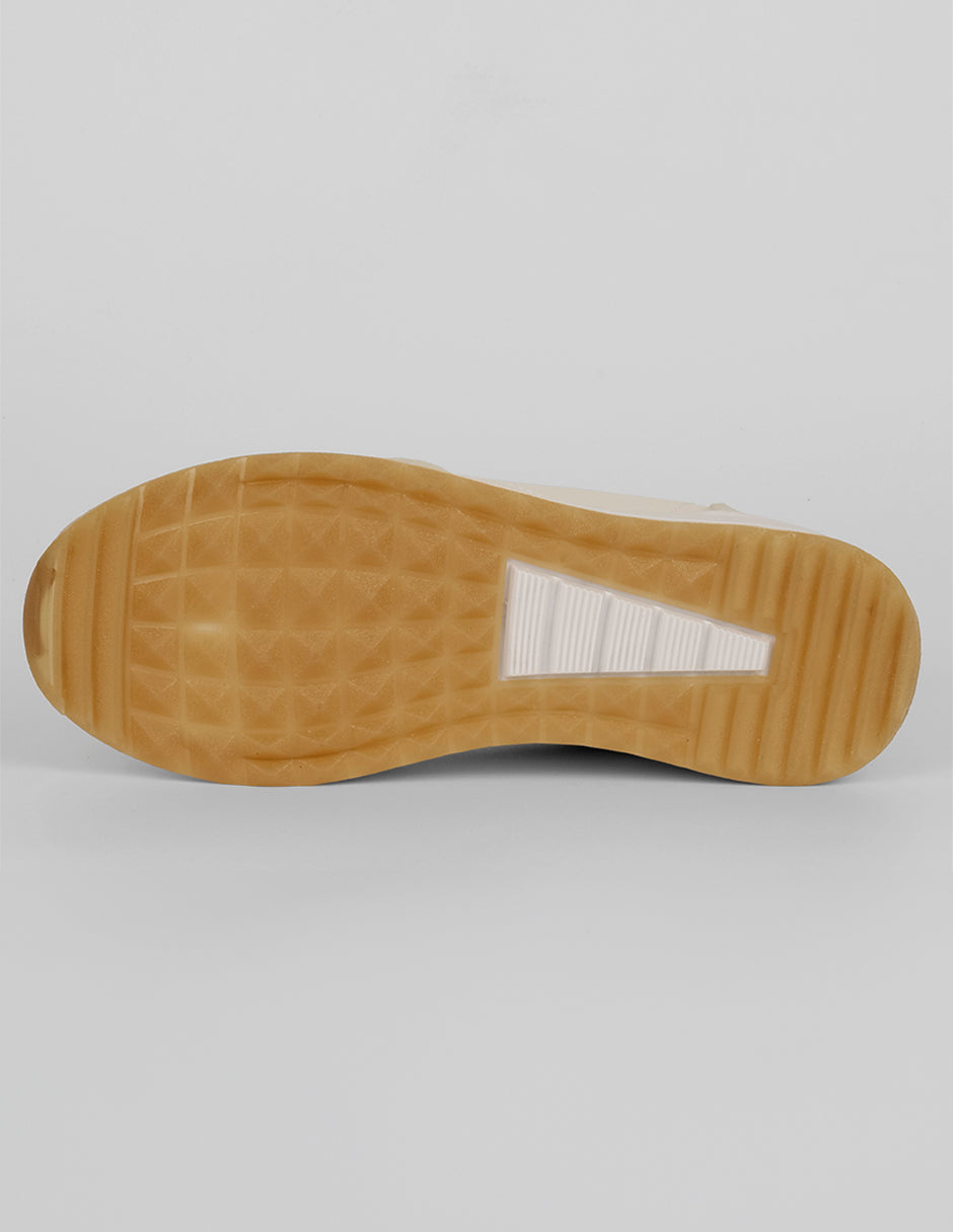 Tenis tipo deportivo  Highline en Piel vegana – Latte