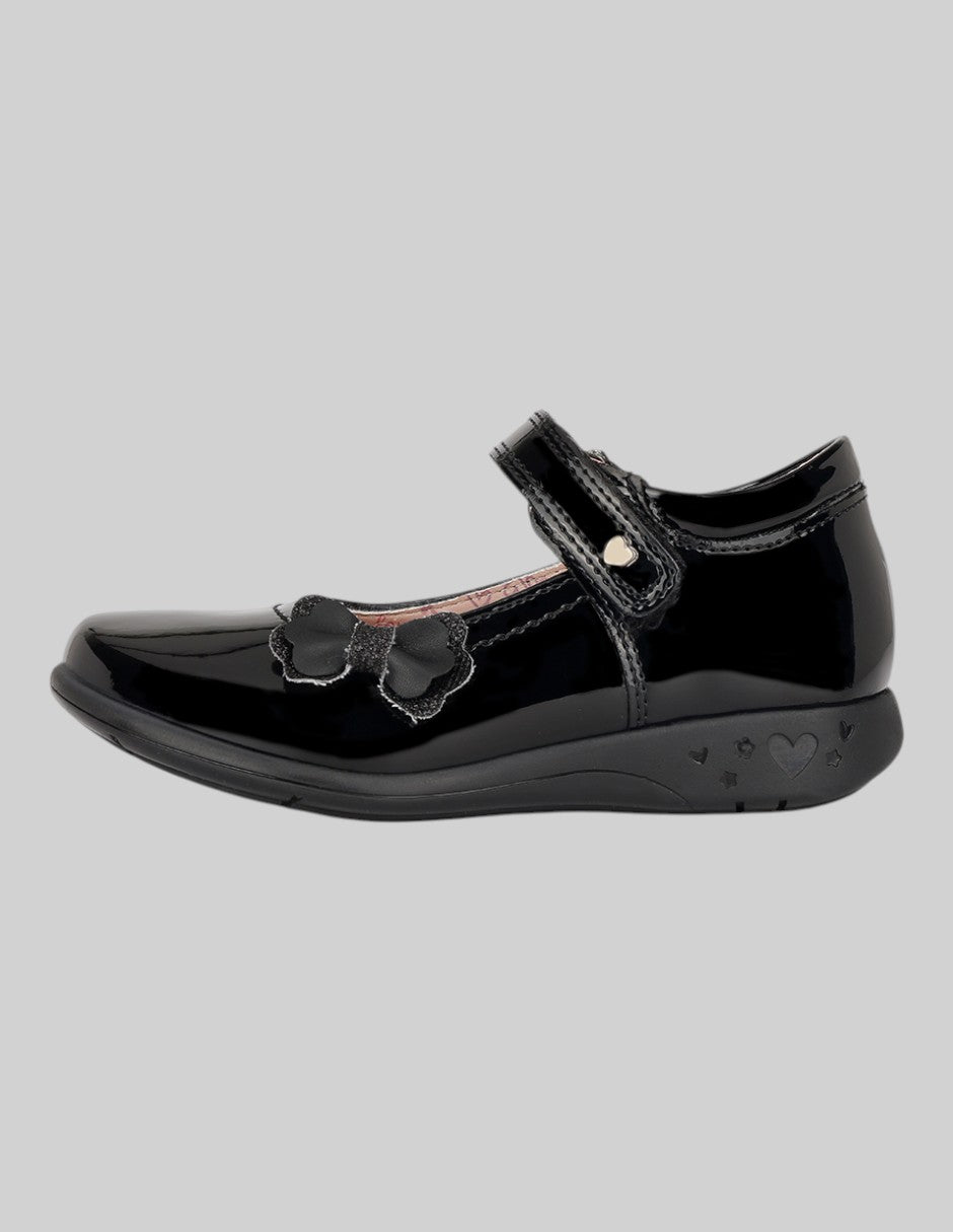 Mary Jane Exterior Charol Color Negro Para Niña De RBCOLLECTION