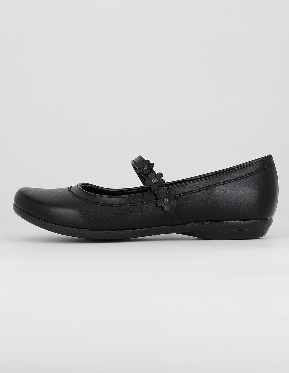 Mary jane Exterior Piel vegana Color Negro Para Mujer De RBCOLLECTION