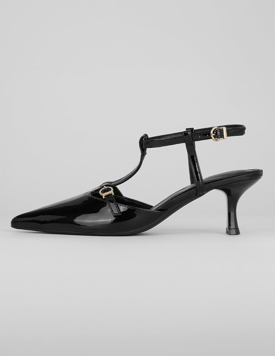 Zapatillas Exterior Charol Color Negro Para Mujer De RBCOLLECTION