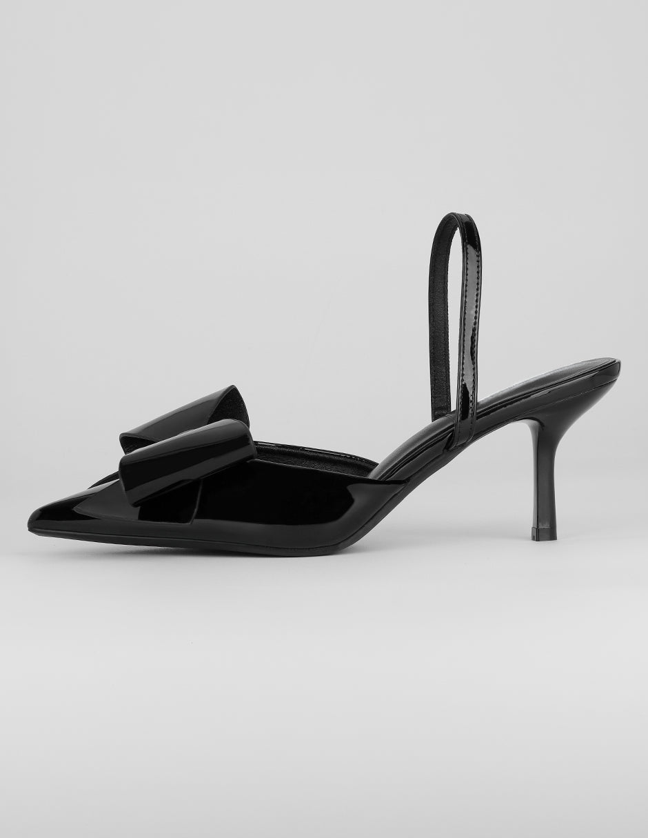 Zapatillas Exterior Charol Color Negro Para Mujer De RBCOLLECTION