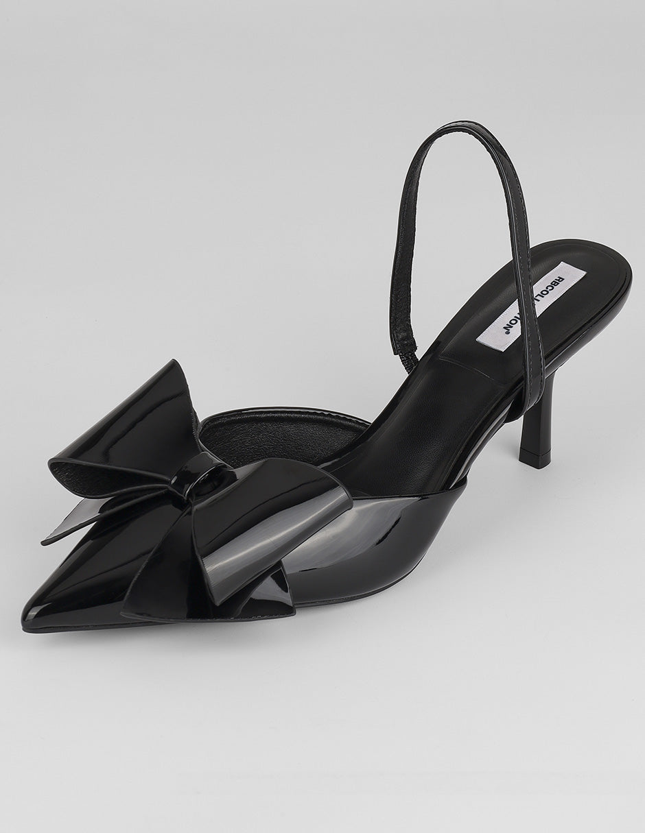 Zapatillas Doll en Charol – Negro