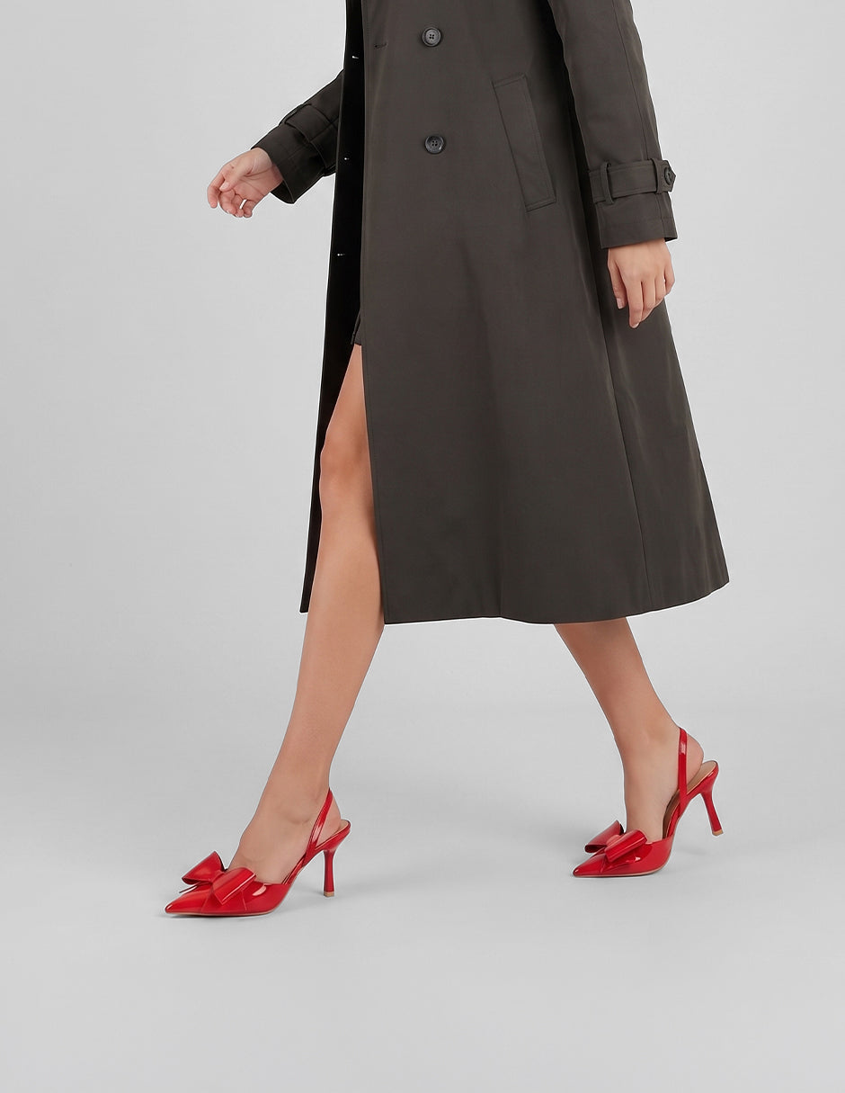 Zapatillas Doll en Charol – Rojo