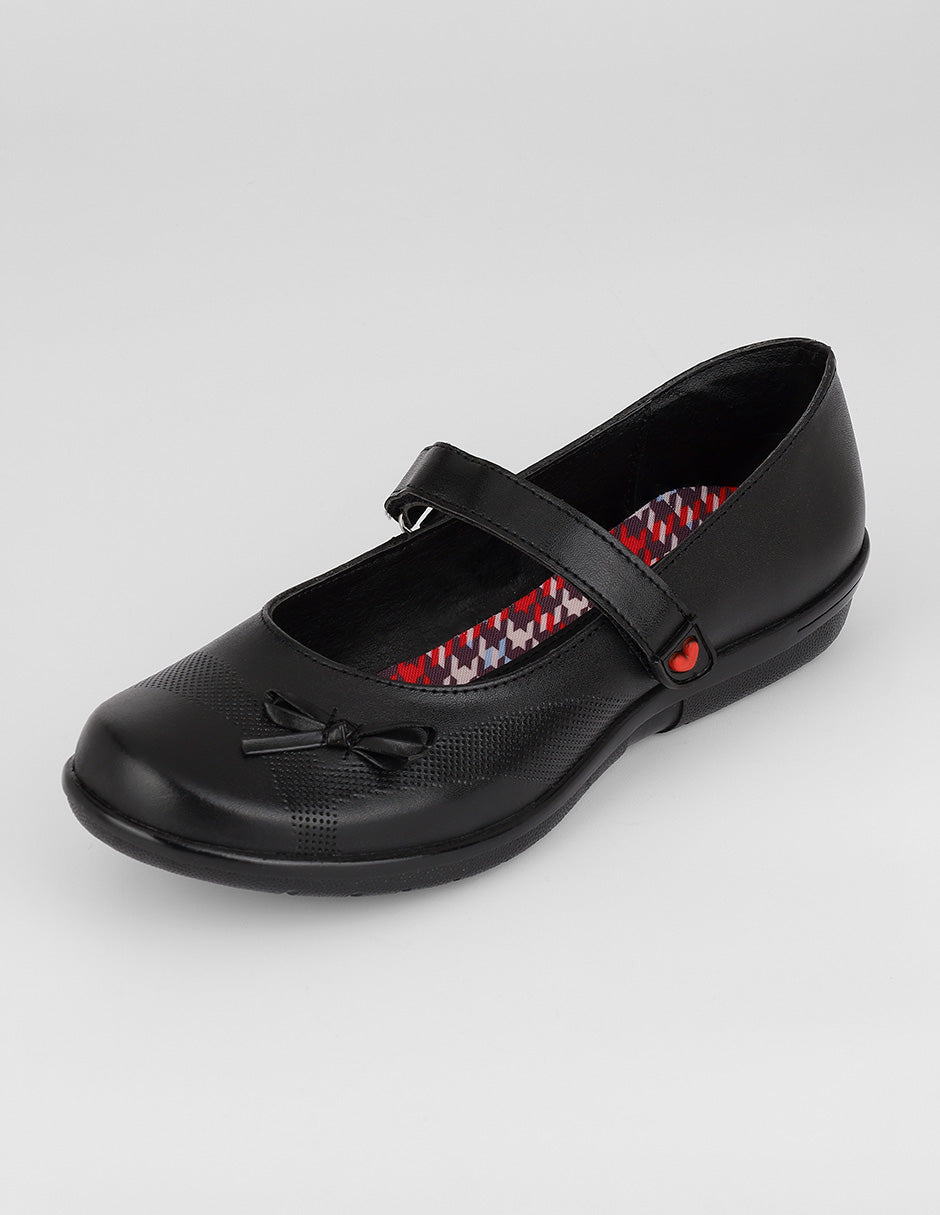 Mary jane Hand made en Piel – Negro