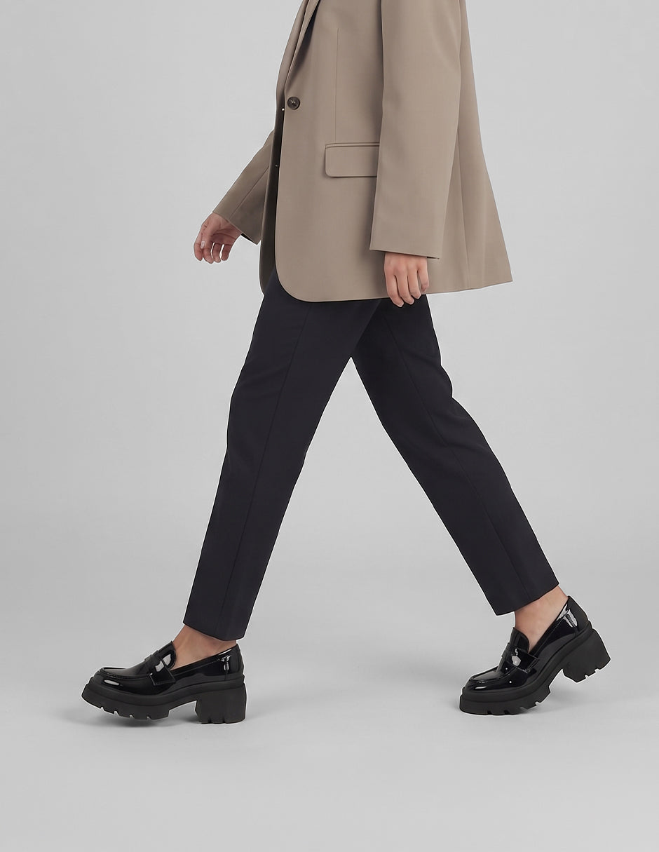 Mocasines Classy en Charol – Negro