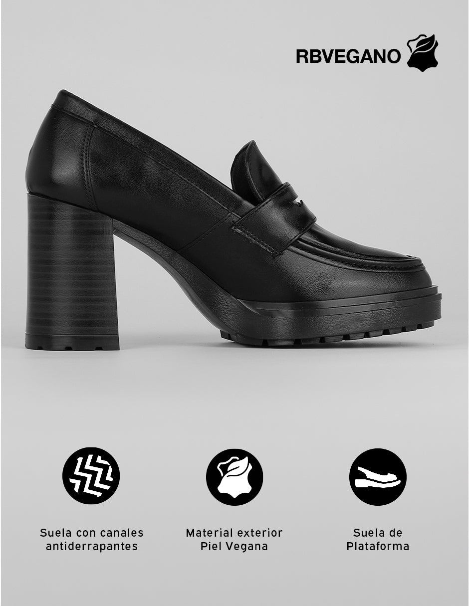 Zapatillas Classy en Piel vegana – Negro