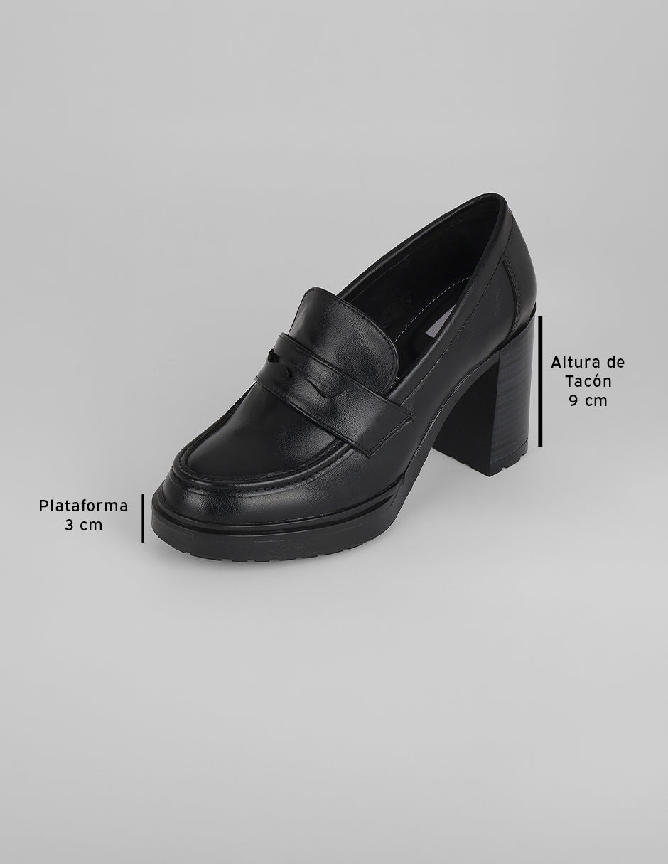 Zapatillas Classy en Piel vegana – Negro
