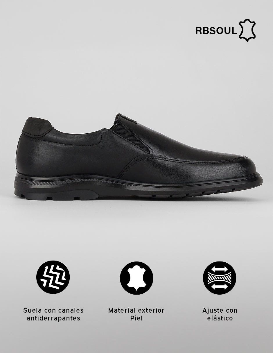 Zapato de confort Hand made en Piel – Negro