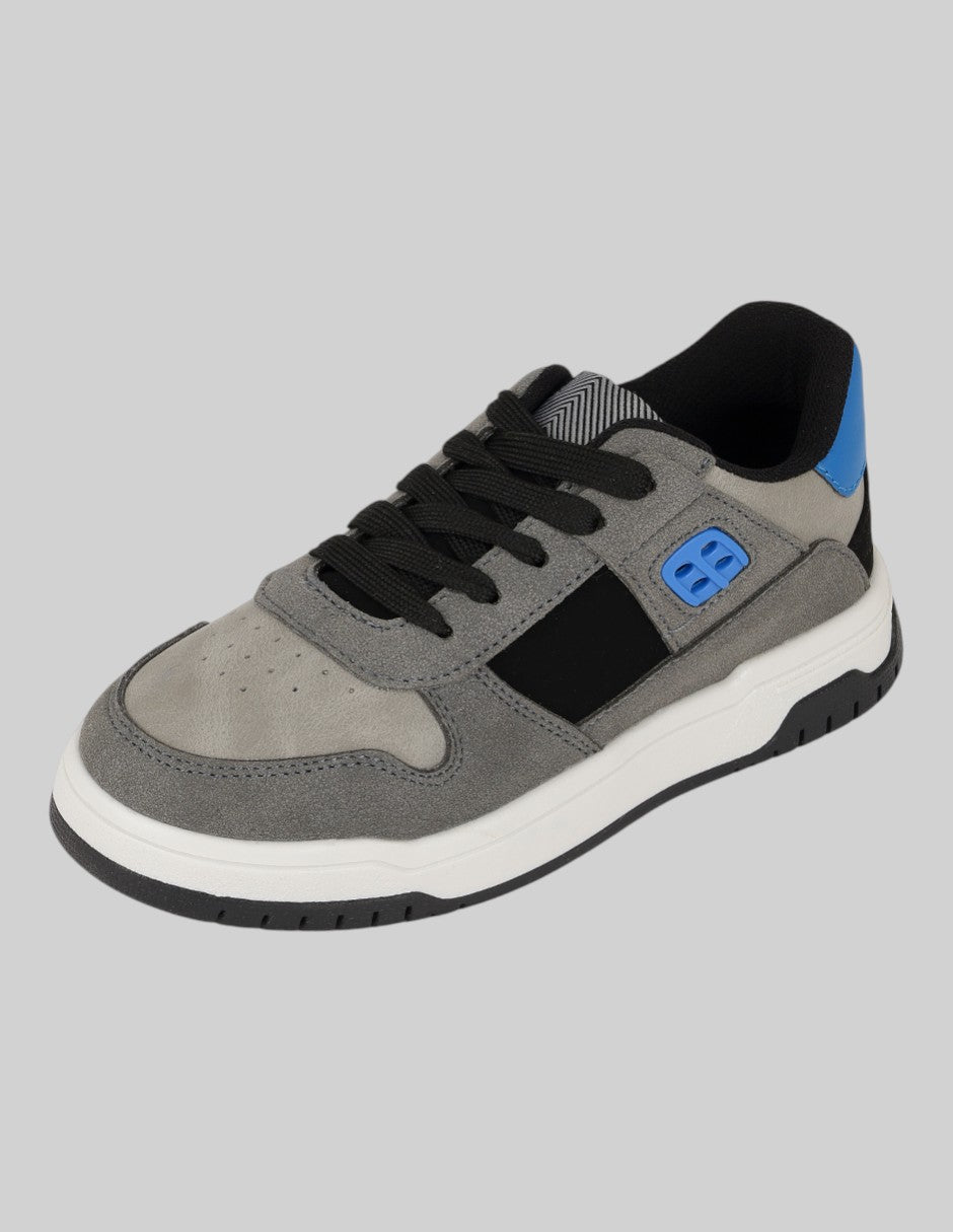 Tenis Kids en Textil – Grises