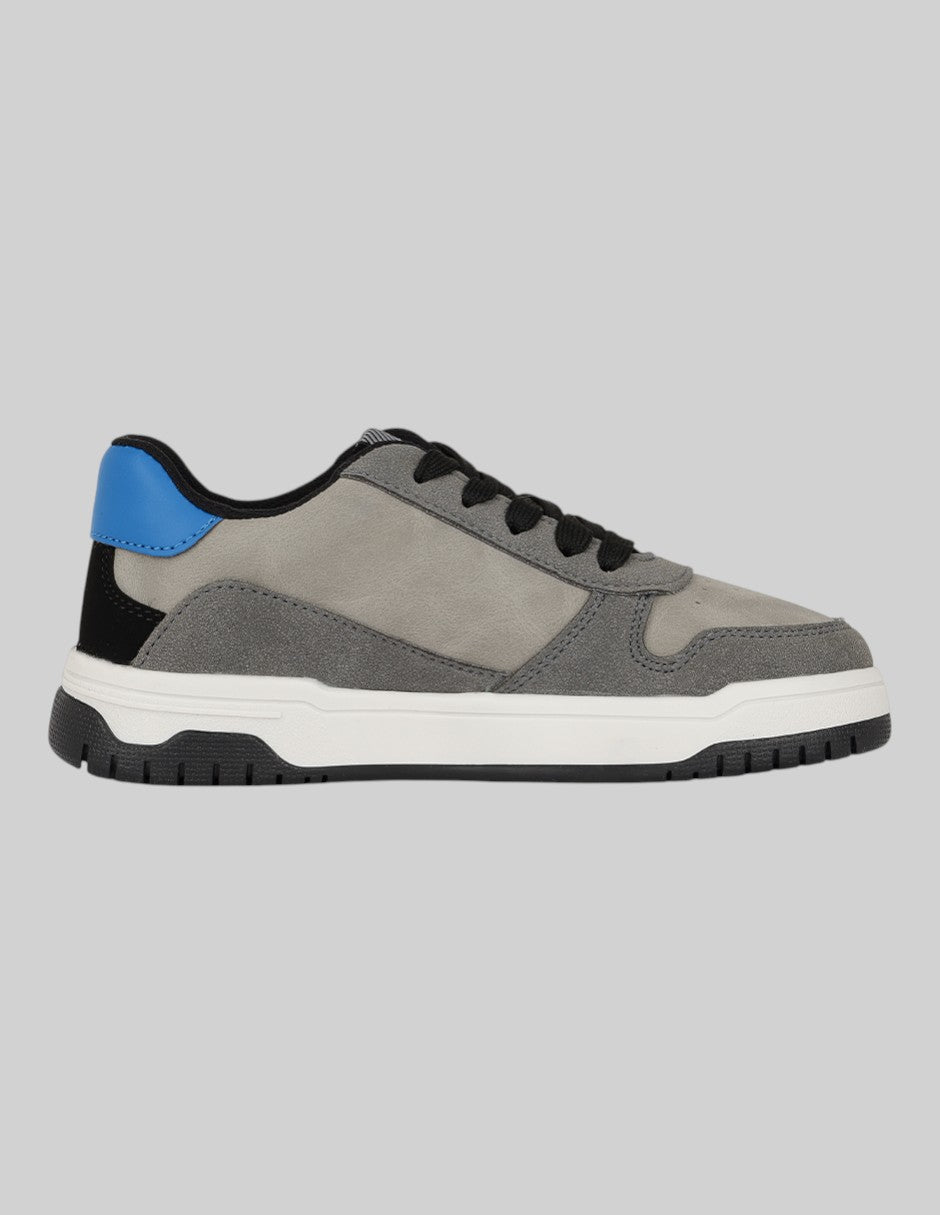 Tenis Kids en Textil – Grises