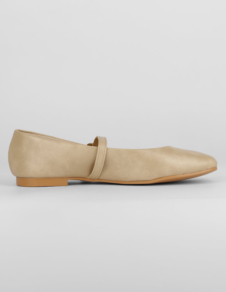 Mary jane Darling en Sintético – Beige