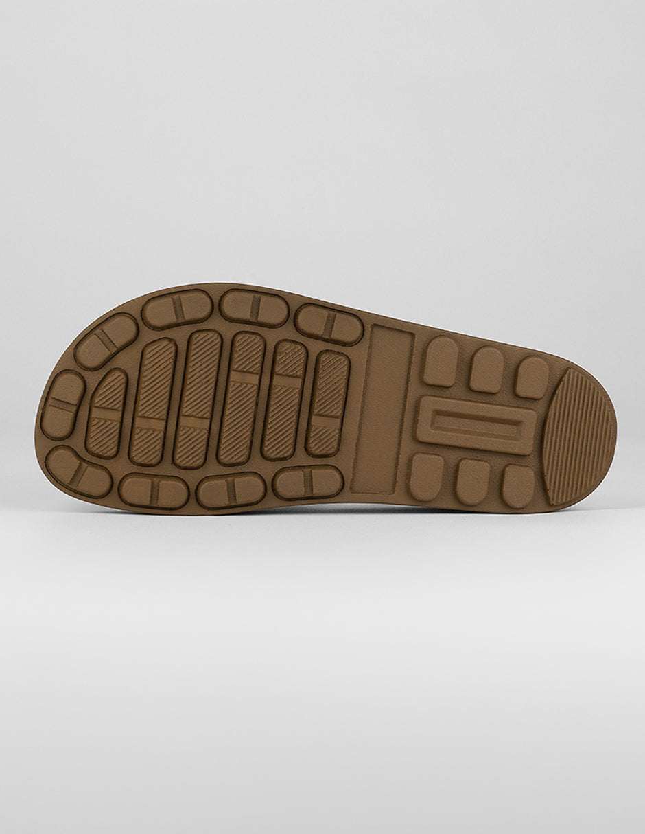 Sandalias de piso Brit en Gamuza – Negro