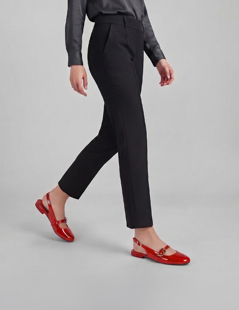 Flats clásicas Darling en Charol – Rojo