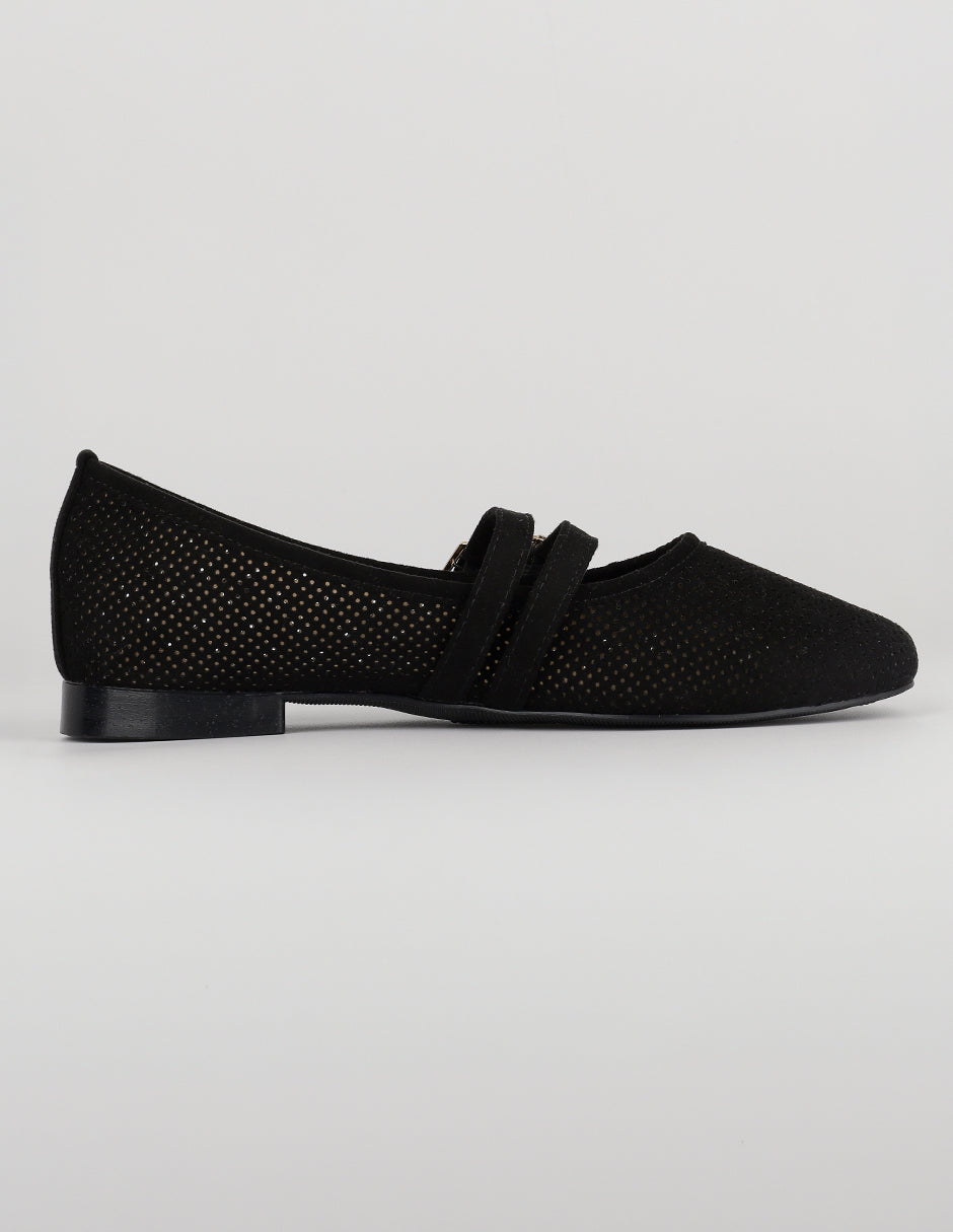 Mary jane Darling en Textil – Negro