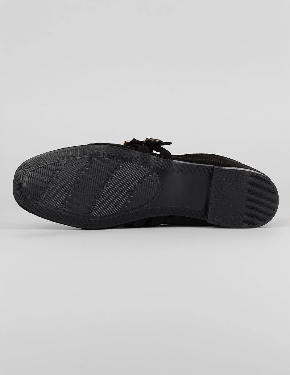 Mary jane Darling en Textil – Negro