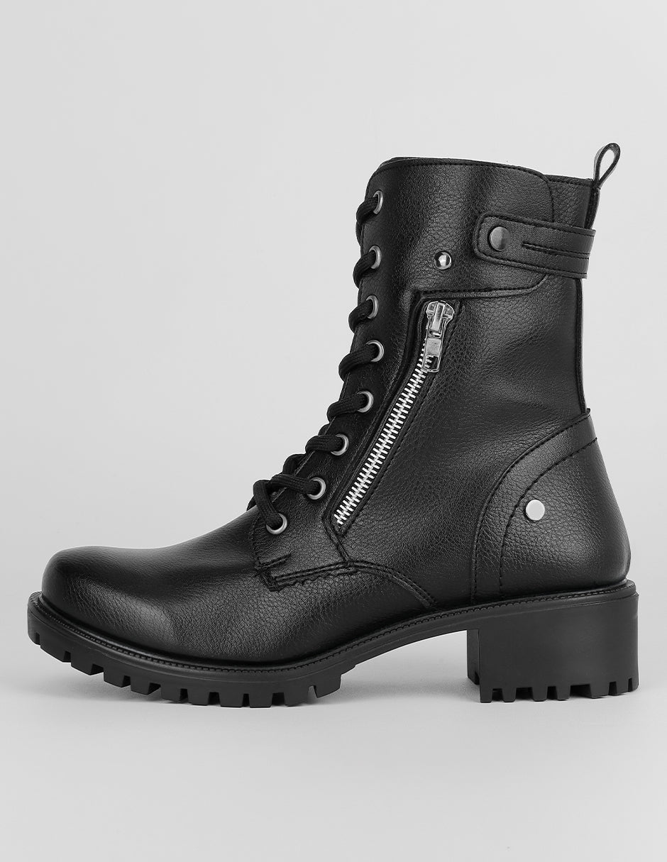 Botas casuales Exterior Piel vegana Color Negro Para Mujer De RBCOLLECTION