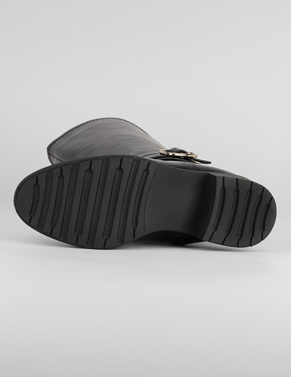 Botas altas Walk en Piel vegana – Negro
