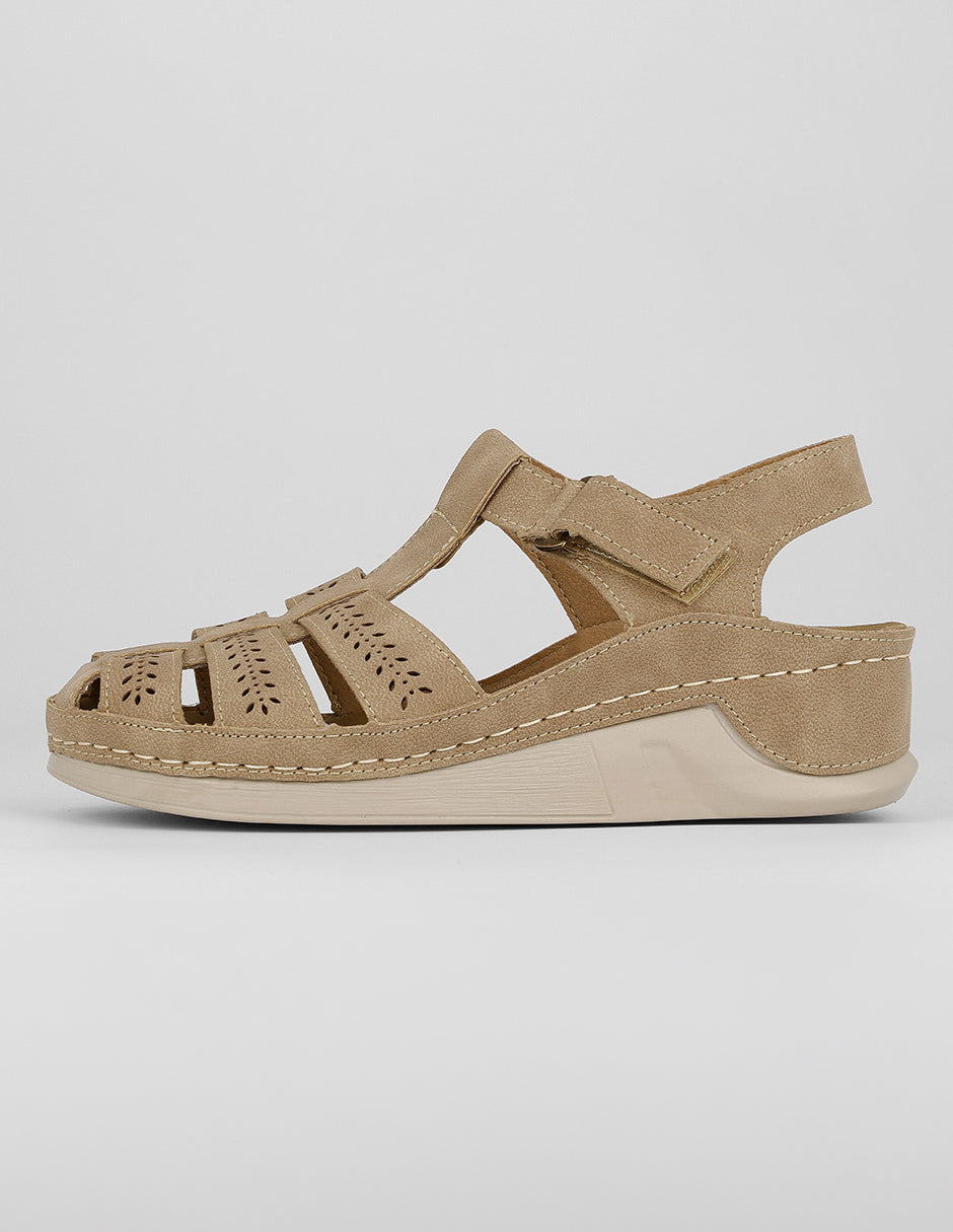 Sandalias con plataforma Exterior Piel vegana Color Late Para Mujer De RBCOLLECTION