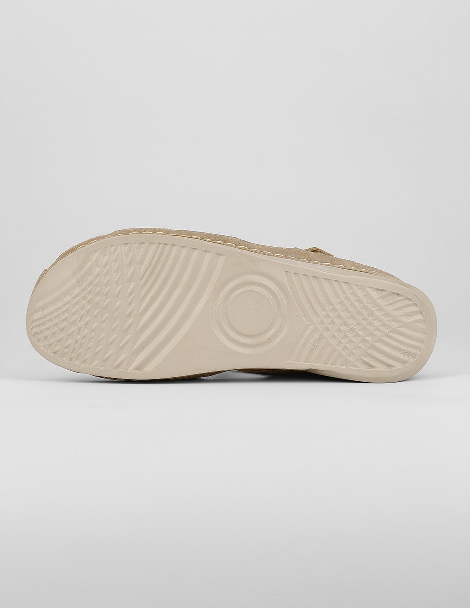 Sandalias con plataforma Naia en Piel vegana – Blanco