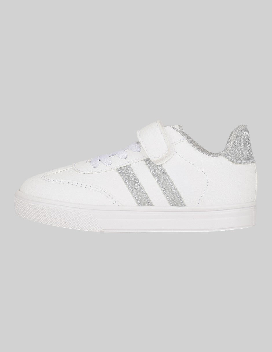 Escolar Exterior Piel vegana Color Blanco Para Niña De RBCOLLECTION