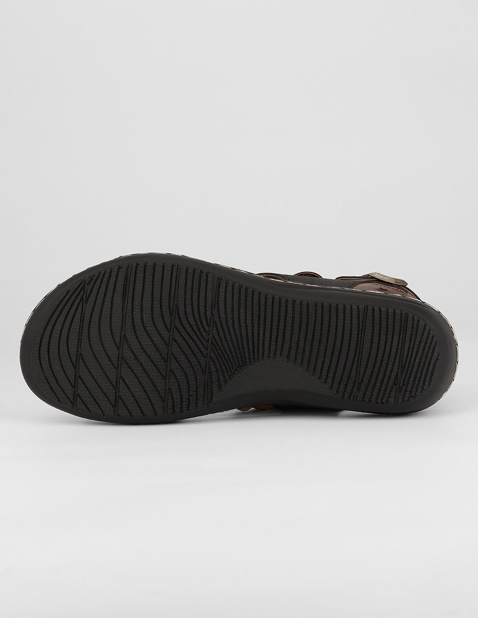 Sandalias con plataforma Brit en Piel vegana – Negro