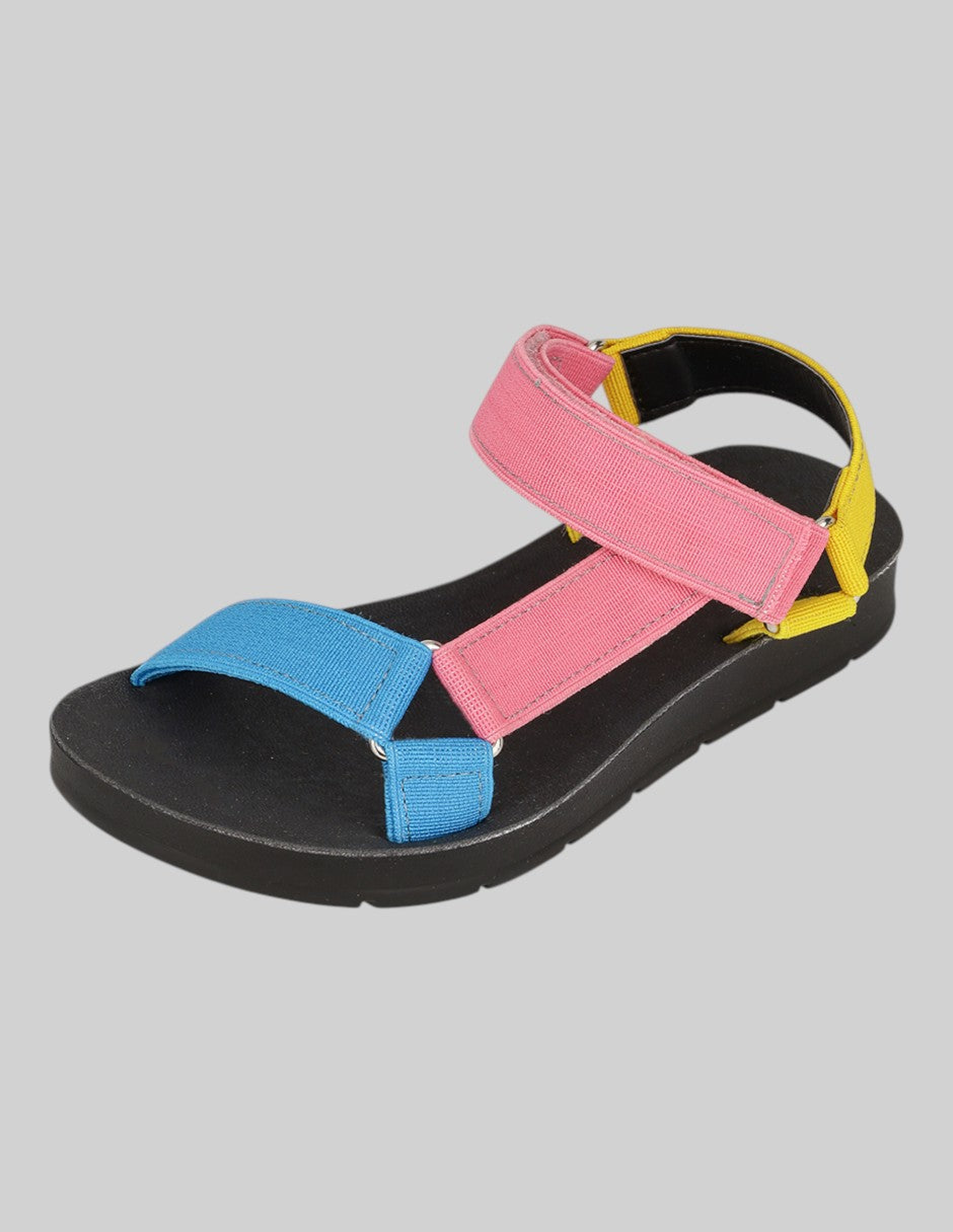 Sandalias Kids en Textil – Multicolor