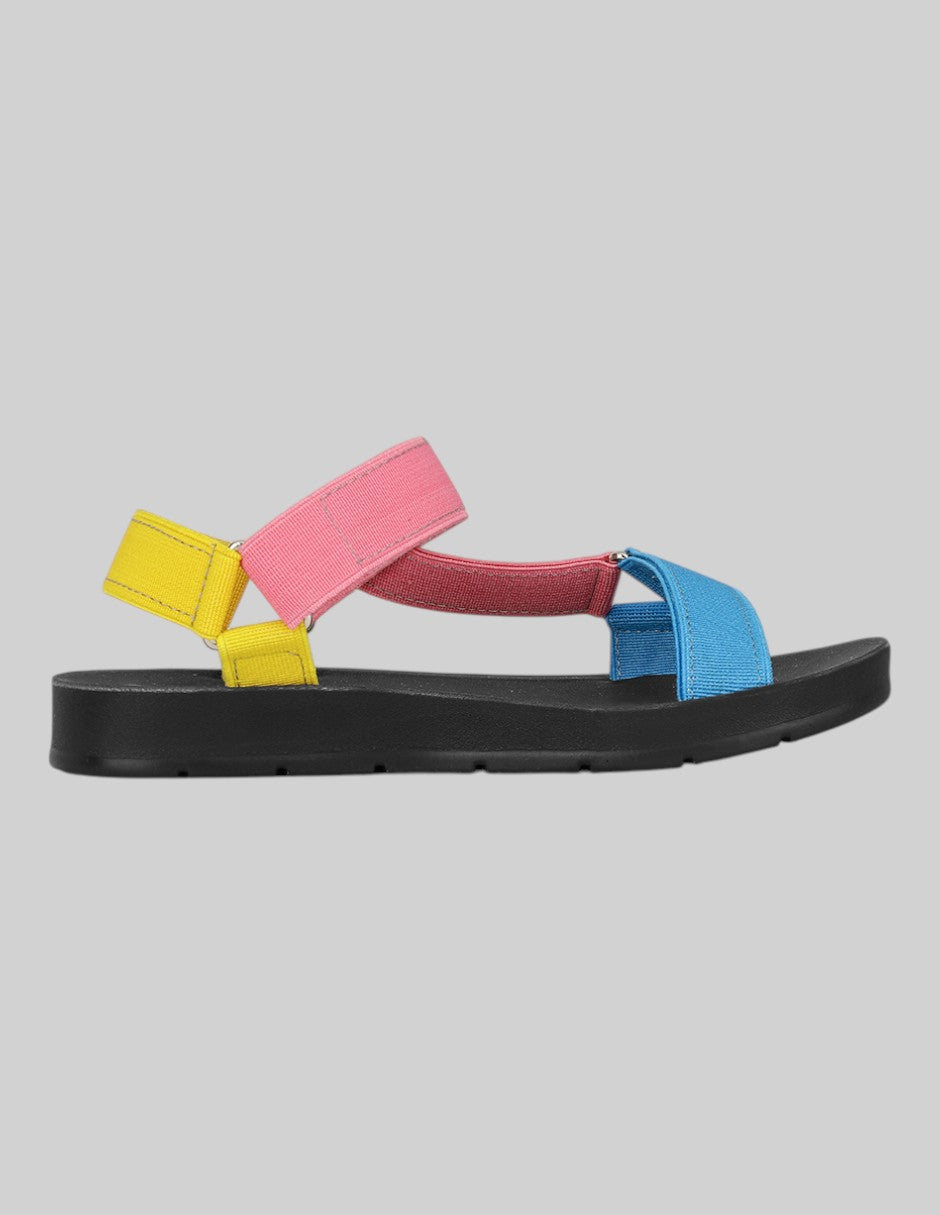 Sandalias Kids en Textil – Multicolor