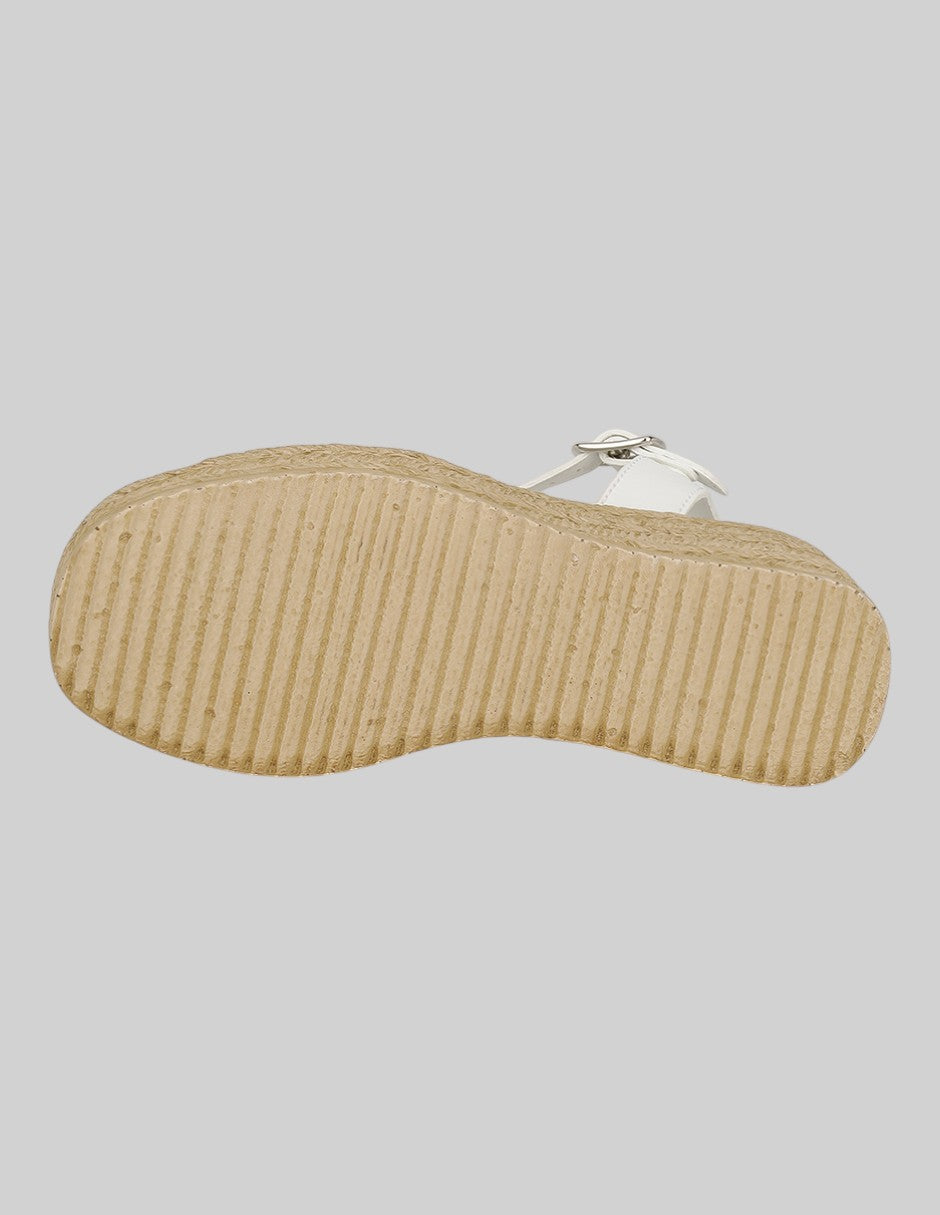 Sandalias Kids en Piel vegana – Blancos