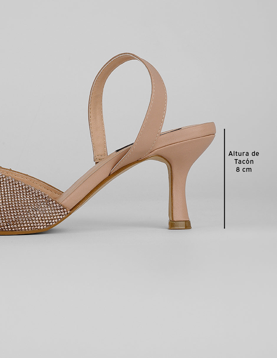 Zapatillas Slingback en Sintético – Café